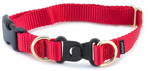 Petsafe KeepSafe Break-Away Collar, Prevent Accidents for your Dog or Puppy, Improve Safety, Compatible with Lead Use, Adjustable Sizes, Red, Medium (.75 inch)
