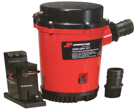 Johnson Pumps 02204-00 Auto Pump with Electromagnetic Switch, 12V