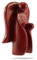 budawi® Engel Schutzengel Deko Figur aus Speckstein