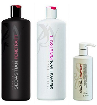 SEBASTIAN Penetraitt Trio Shampoo 1000ml + Conditioner 1000ml + Treatment 500ml