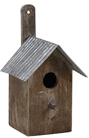 Nichoir Oiseau Bois et Zinc