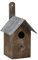 Nichoir oiseau bois et zinc