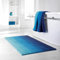 Dyckhoff Badteppich Colori, Blau, 60 x 100 cm, 100% Bio Baumwolle, GOTS