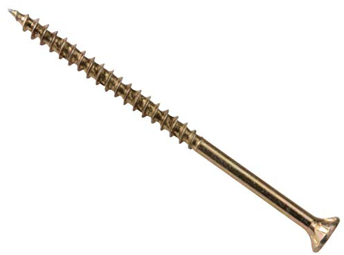 Forgefix ForgeFast Boîte de 100 vis à bois en zinc compatibles avec clé Torx 5 x 90 mm