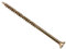 Forgefix ForgeFast Boîte de 100 vis à bois en zinc compatibles avec clé Torx 5 x 90 mm