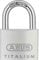 ABUS Titalium 64TI/40 - Cadenas de cave avec corps de serrure en aluminium spécial - anse en acier trempé - niveau de sécurité ABUS 5