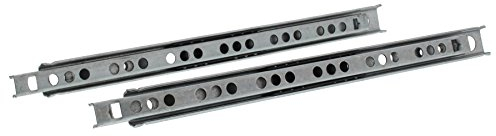 ToniTec 1 Paar Schubladenschienen Kugelauszug 17 mm Nut Länge 310 mm
