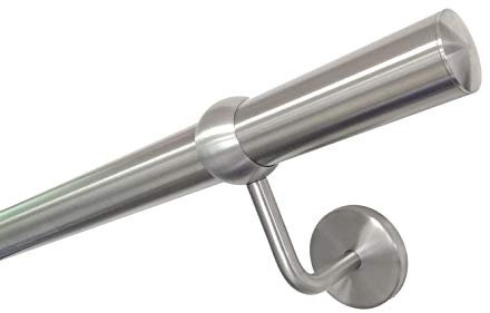 CORRIMANO IN ACCIAIO INOX AISI 304 Ø33.7MM FACILE COMPLETO DI ACCESSORI - 2750 mm.