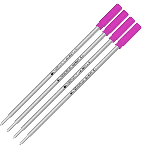 Monteverde Soft Roll Kugelschreiber für Cross Kugelschreiber, Pink, 4 Stück