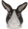 Quail Ceramics Coquetier – Néerlandais Lapin visage gris/blanc