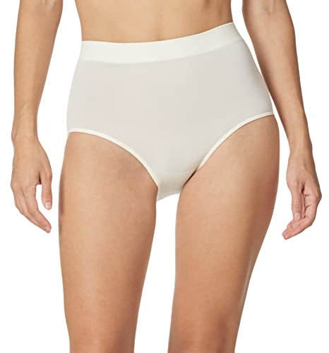 Wacoal Women's B-Smooth Brief Panty, Ivory, XL Plus