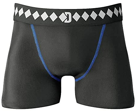 Diamond MMA Kompressionshose mit integrierter Tiefschutz-Unterstützung, mit sportlicher Tiefschutz-Tasche– für Sport X-Large schwarz
