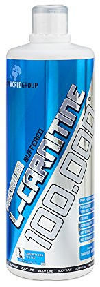 BWG L-Carnitin 100.000 Liquid - extrem Hochdosiert - Professional + Vitamin B1 und B6 - Body Line, Definitionsphase - Vegan - 1er Pack (1x1000ml)