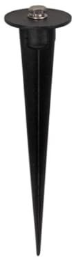 Perel Erdspieß für LED-strahler - klein, 5 x 17,7 x 5 cm, schwarz, LEDAPIN01