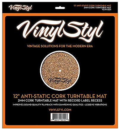 Vinyl Styl™ Antistatische Matte für Plattenspieler, 30,5 cm (12 Zoll)