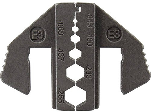 TOOLCRAFT PLE-0E3 Crimpeinsatz | Crimp-Einsätze RG174 | PZ-500 Crimpzangeneinsatz | LWL-Stecker Crimpwerkzeug | Crimpstempel | Koaxial Crimpeinsatz | Geeignet für Kabeltyp RG58, RG59, RG62, RG174,