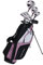 Aspire XD1 Womens Golf Clubs Full Set, Includes Driver, Fairway, Hybrid, 6-PW Irons, Putter, Stand Bag, 3 H/C's, Ultra-Light Graphite Shafts, Golf Clubs Women Right Handed, Comes in 3 Sizes, Pink