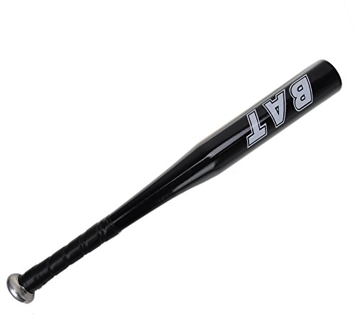Venkaite SXTSPO Aluminium Baseballschläger Softballschläger Baseball Sport Selbstverteidigung 53 cm(21 Zoll), Schwarz