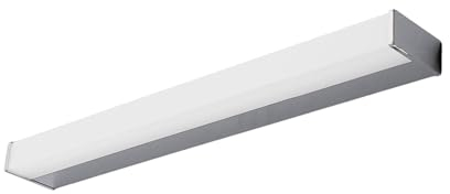 Lindby LED Wandleuchte, Wandlampe Bad Philippa (spritzwassergeschützt (Modern) in Chrom aus Metall (1 flammig) - Wandleuchten Spiegelleuchte Badezimmer Wandbeleuchtung Badezimmerleuchte