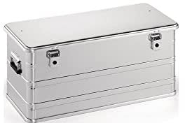 Aluminiumbox L782xB385xH367mm 91l m.Klapphebelvers chlüssen m.Bohrungen