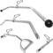 C.P. Sports Latzugstange 100cm - 125cm extra breit für noch breiteren LAT, Hufgriff Verschiedene Griffvariationen durch gerändelte Grifffläche inkl. Drehgelenk Chrom für Kraftsport (88cm)