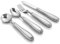 Celley Lot de 4 ustensiles de cuisine lestés en acier inoxydable pour patients atteints de tremblements