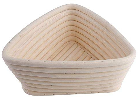 XDKS Banneton à Pain Osier Rond Moule, Banneton Pain Naturel pour Panier De Fermentation, Idéal pour Faire Votre Pain Moule pour (Triangle16cm)