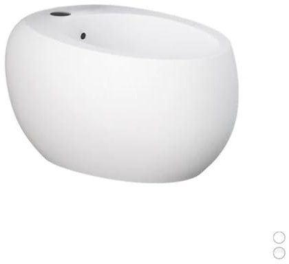 BIDET SOSPESO CLOUD VERSTECKTE BEFESTIGUNG ER. Wasserhahn Mattweiß Mat