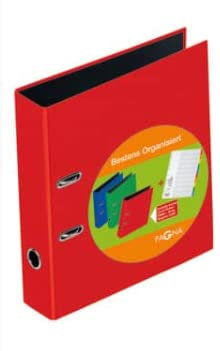 PAGNA 44010-03 Set Ordner A4 75 mm rot mit Register A4 10tlg.