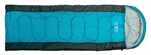 Origin Outdoors Unisex – Erwachsene Sommer Schlafsack, Blau-Grau, One Size