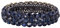 EVER FAITH Braut Armband für Hochzeit Funkelnde Kristall Strass Stretch Armkette für Damen Mädchen Navy Blau