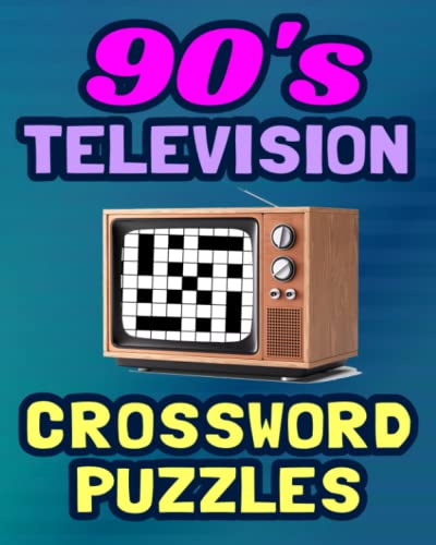 90's Television Crossword Puzzles: TV Show Word Puzzle Book