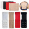 inodes Damen Bra Extenders (Rot, Weiß, Beige, Schwarz Elastisch, 2 Haken und 3 Haken Elastisch)
