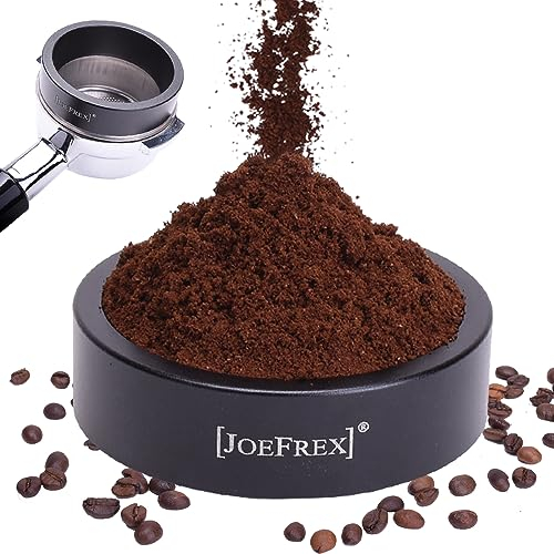 Dosierring 51mm für Siebträger – sauberes Dosieren ihres Kaffeemehls – Siebträger trichter für Delonghi Dedica EC680 &EC685- Kein Verlust von Kaffee rechts & links neben dem Siebträger – Mattschwarz