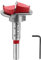 HPHOPE Foret Forstner Réglable 35 mm - Tige Ronde Avec Butée de Profondeur (10-40 mm) - Pour le Travail du Bois - Multi-Usages