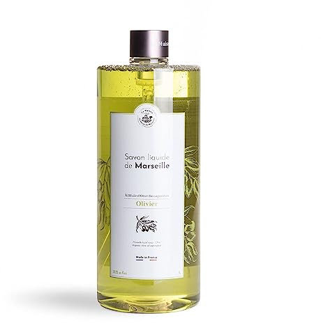Provence Flüssigseife Huile D'Olive (Olivenöl) mit Bio-Olivenöl 1L