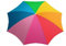 BigBuy Garden Sombrilla, Multicolor, Estándar