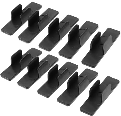 MAGICLULU Selbstklebende Stifthalter-Clips Für Whiteboard Marker U-Förmige Pen Holder Pen Clip Stiftbefestigung Für Glatte Oberflächen Büro Und Schule 1.2X1.2X1.2 Cm 20 Stück
