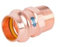 zbs24 Pressfittings Kupfer, Übergang 22x 1/2 Zoll Aussengewinde, mit Dichtungen für Trinkwasser und Gasleitungen, V-Press Kontur, DVGW geprüft