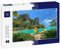 Lais Puzzle Touristin in gelbem Kleid und Hut am Railay Strand, Krabi, Thailand 1000 Teile