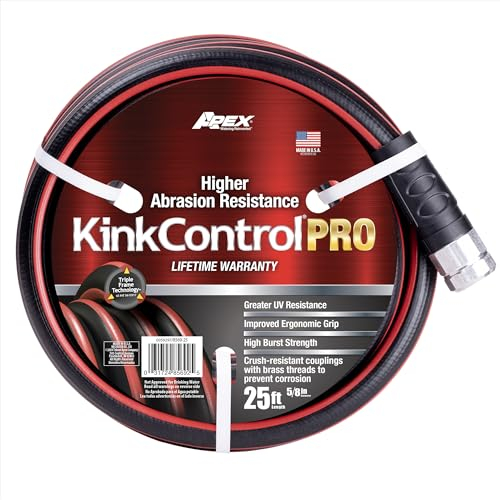 Kink Control Pro, Gartenschlauch, Wasserschlauch mit überlegener UV-Beständigkeit, ergonomischem Griff, hoher Berstfestigkeit und dreifachverstärkter Struktur-Technologie für Knickresistenz, 7,5 m