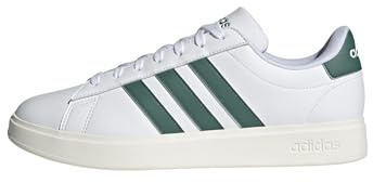adidas Herren Sneaker Grand Court 2.0 FTWR White/Collegiate Green 46