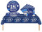 37pcs Navy Silver 18th Birthday Decorations - Tablecloth, Paper Plates, Napkins & Serviettes for Him, Her