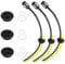 iwiio Strimmer Fuel Line, Universal Strimmer Fuel Pipe, Fuel Line Hose Kit, Petrol Strimmer Parts, Fuel Hose for Brush Cutter Brush Cutter Trimmer Mower Hedge Trimmer - 3 Sets