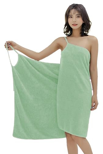 SJTJSPX Asciugamano da bagno da donna, accappatoio avvolgente per spa/doccia/sauna/spiaggia/hotel/palestra asciugamano avvolgente super assorbente accappatoio sarong asciugamano doccia gonna