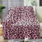Kuscheldecke Pink Leopard Print Flauschig,Lauschig,Weich Und Warm,Hohe Qualität,Weihnachts Wolldecke,Grosse Winterdecke Über Bett Oder Sofa,Weiche Decke Für Reisen Camping,130X150Cm