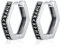 Wikinger Ohrringe für Männer Frauen,925 Sterling Silber Nordische Wikinger Creolen Viking Rune Ohrringe Wikinger Ohrschmuck Schmuck für Herren Damen