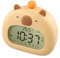 Capybara Nachtlicht Wecker Niedliche Desktop-Dekoration, Timer, benutzerfreundlich