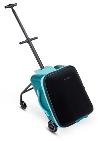 Micro™ Ride on Luggage Eazy Weekender | Das ORIGINAL | Reisetrolley mit Rollen | Höhenverstellbar & klappbar | Einkaufstrolley und Handgepäck IATA konform | Koffer & Trolley in einem