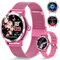Homailida Smartwatch Donna, 1,2 Orologio Fitness con Effettua/Risposta Chiamate, 100+ Sportive Fitness Tracker, Fisiologia Femminile Notifiche, Impermeabil IP68 Smart Watch per Android iOS